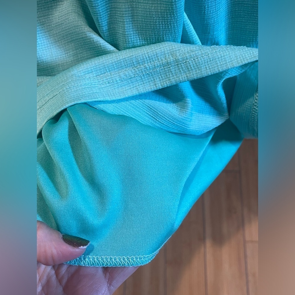 Francesca's Collections Loxley Crochet Trim Dress "Dina Be" in Mint Green size M - Picture 11 of 11